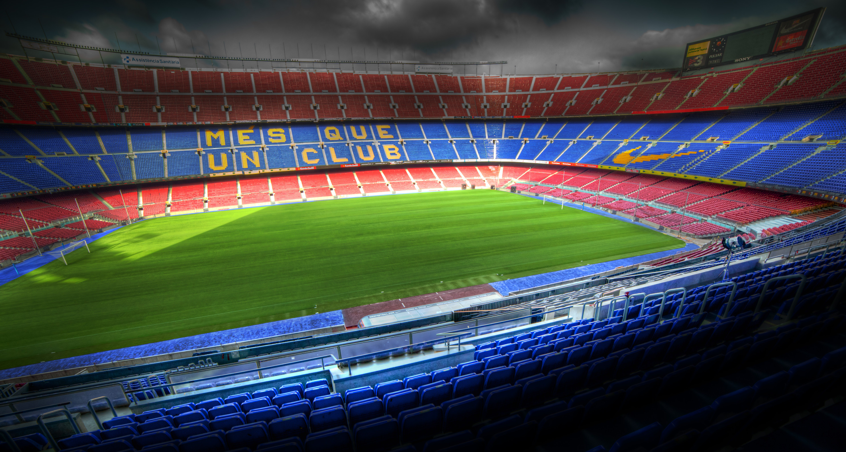 Camp nou стадион внутри