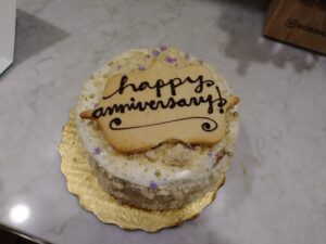 Anniversary cake