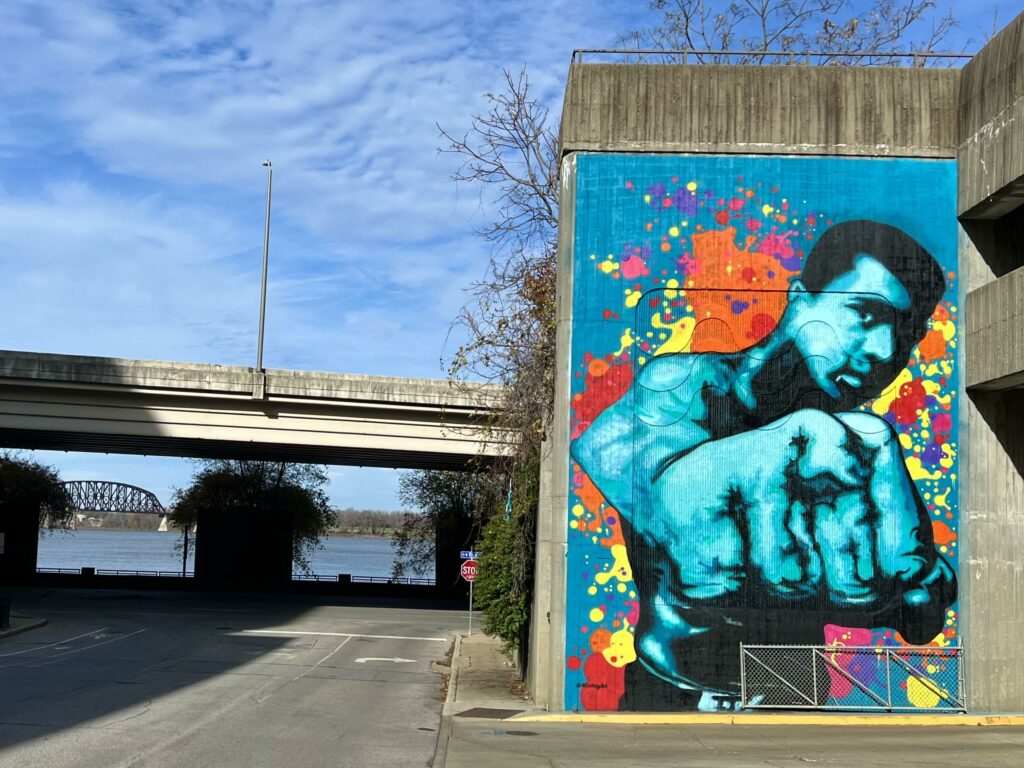 Muhammad Ali mural