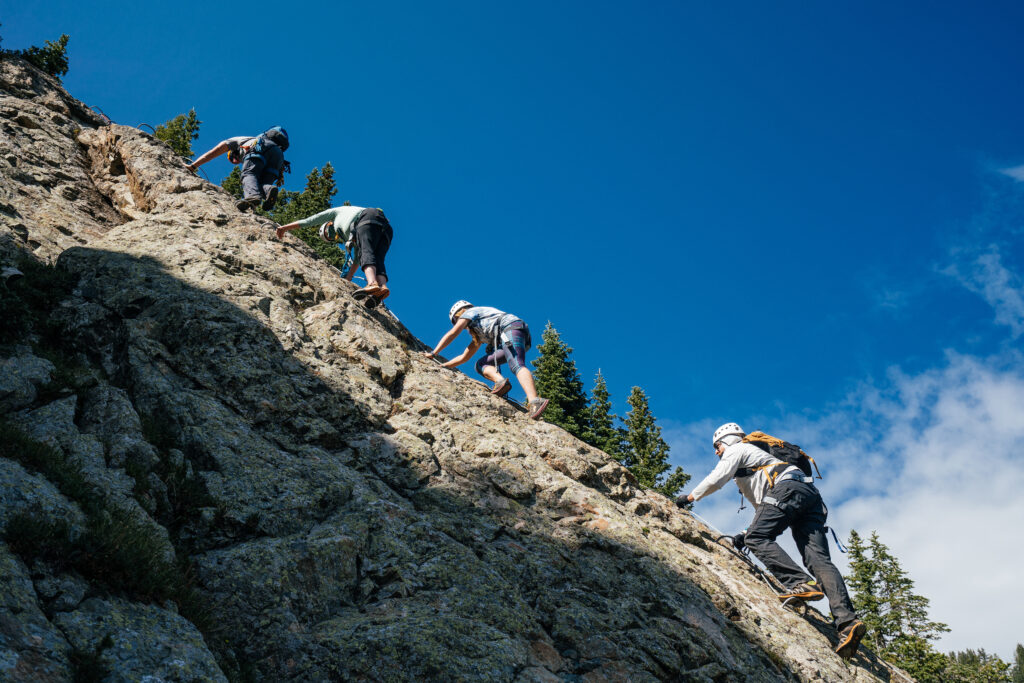 rock climbing