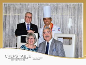 Princess Chef's Table Lumiere dinner