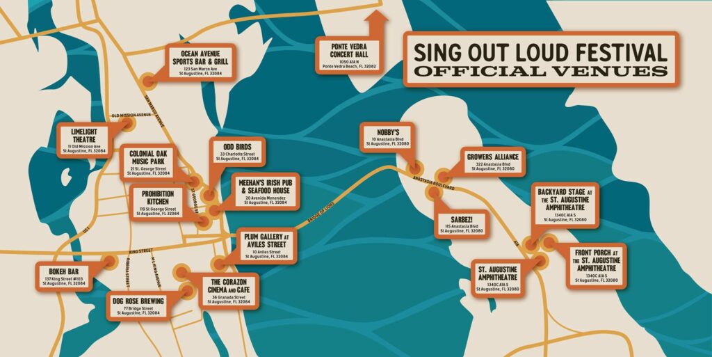 Live music scene at the Sing Out Loud Festival 2025