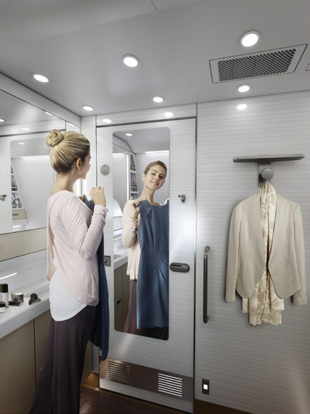 Airbus A380 dressing room © ASIANA AIRLINES