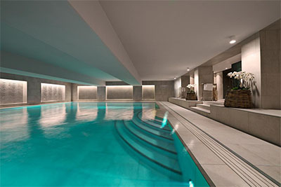 Hotel D’Angleterre’s Amazing Space Spa pool in Copenhagen