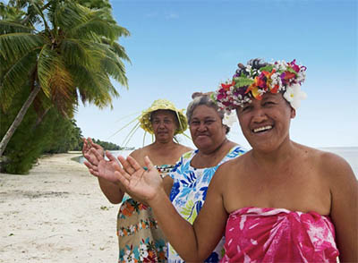 Warm welcome to Aitutaki