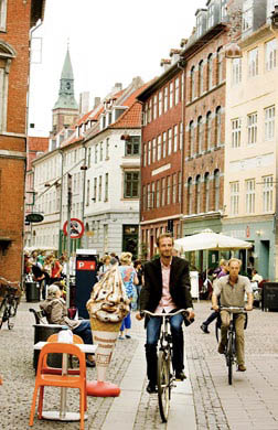 Bicyclists in Kompagnistræde