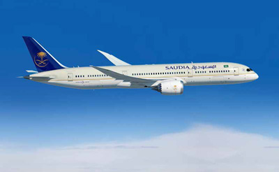 Saudi Arabian Airlines’ new 787 Dreamliner