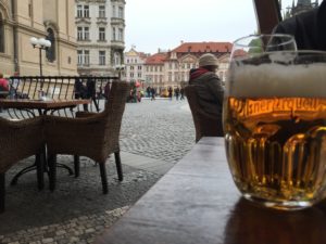 Beer Drinking in Prague