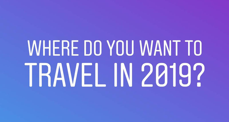 2019 travel