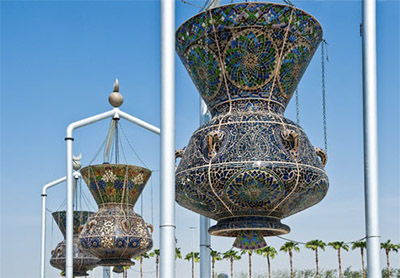 The Mameluke Mosque Lanterns in the Corniche area