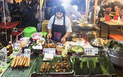 Food stall at Krabi Night Market