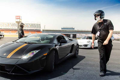 Xtreme Xperience allows drivers to race a car at speeds exceeding 140 mph.