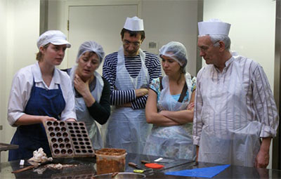 Chocolate-making class at Planète Chocolat