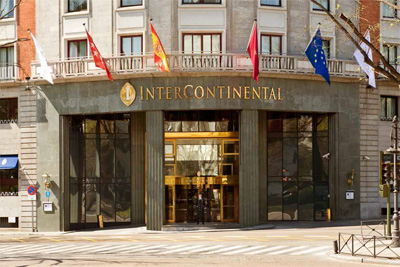 InterContinental Madrid entrance © INTERCONTINENTAL MADRID