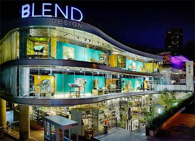 Blend Design concept store with designer products