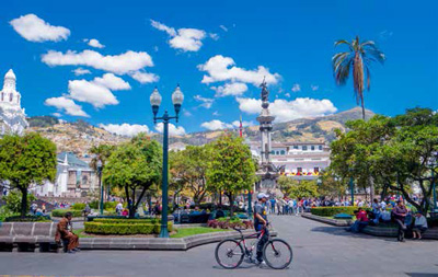 Independence Square in Quito