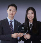 Kim Tae-il, assistant public relations manager, Incheon Airport; Lee Kyung-lim, assistant manager, Incheon Airport