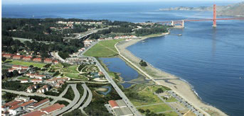 Aerial views of Presidio 