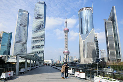 Lujiazui financial district and Pearl Tower PHOTO: © TEMPESTZ | DREAMSTIME.COM