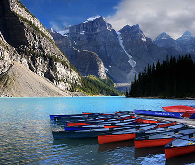 Banff National Park in the Canadian Rockies 