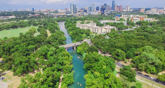 Aerial view Downtown