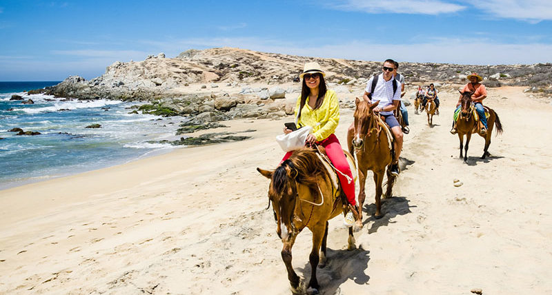 horseback riding on Cabo San Lucas’s beaches