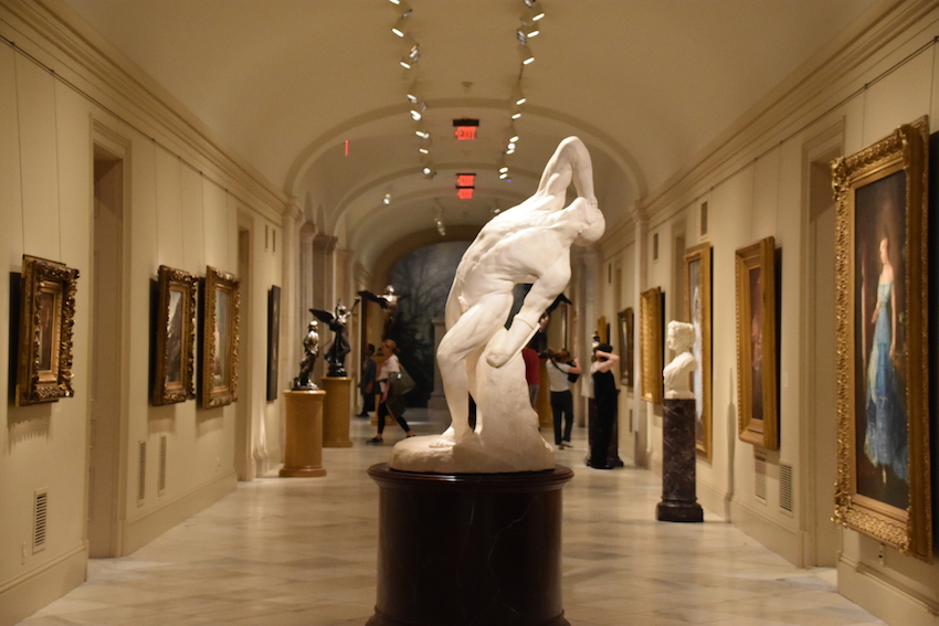 Smithsonian American Art Museum in Washington, DC. North, sign. - Global Traveler