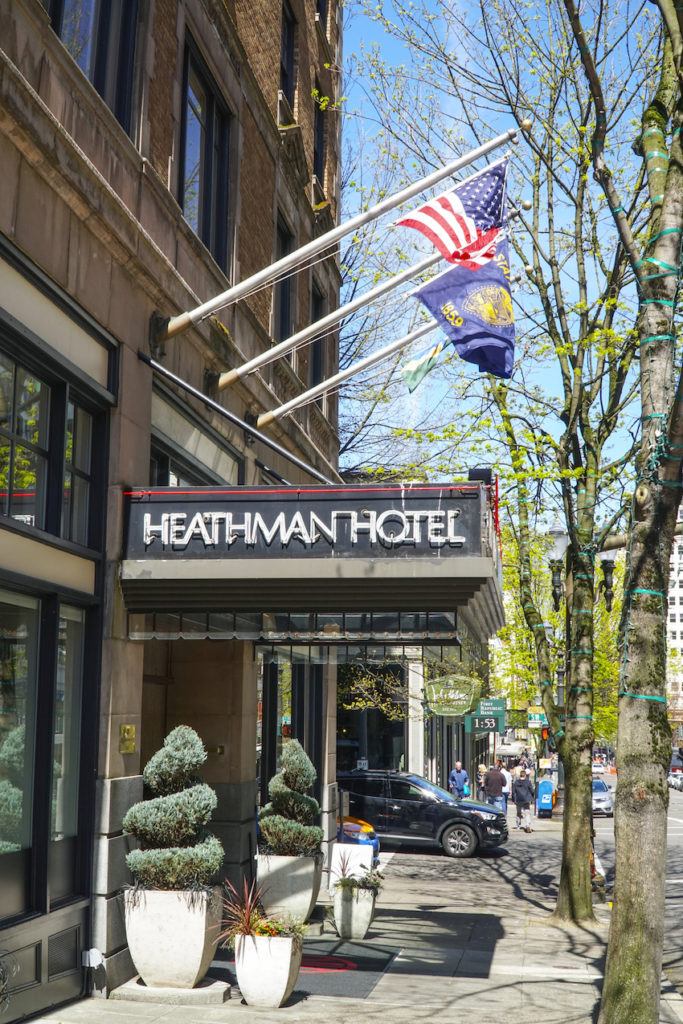 Heathman Hotel in POrtland Oregon