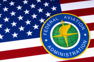 FAA Logo and U.S. Flag