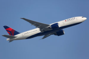 Delta Air Lines Boeing 777-200LR © Boarding1now | Dreamstime.com