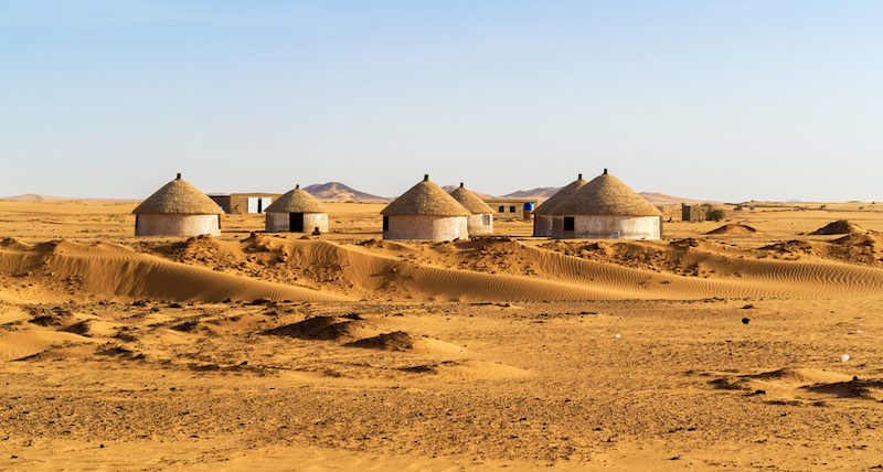 Nubian village in Sudan