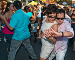 Salsa Dancing on St. Clair Street