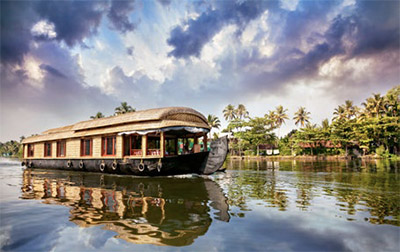 Houseboat in the backwaters 