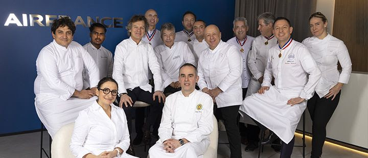 Air France announces 17 partner chefs for 2023