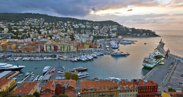 View of Nice Port from the Castle Hill